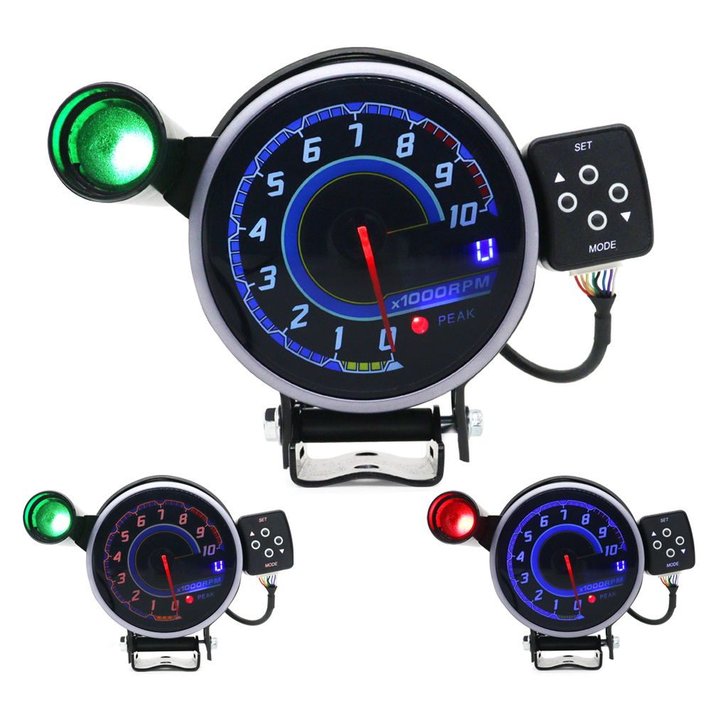 95MM Tachometer RPM Gauge Step - Deck Step Light recension och pris