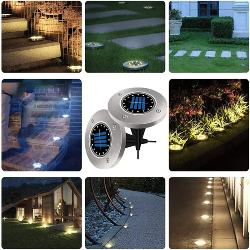 Solar Buried Ground Lights, 8/ - Deck Step Light recension och pris