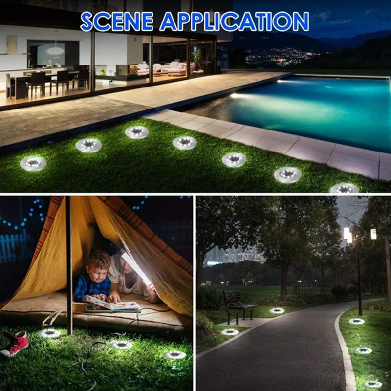 Solar Buried Ground Lights, 8/ - Deck Step Light recension och pris