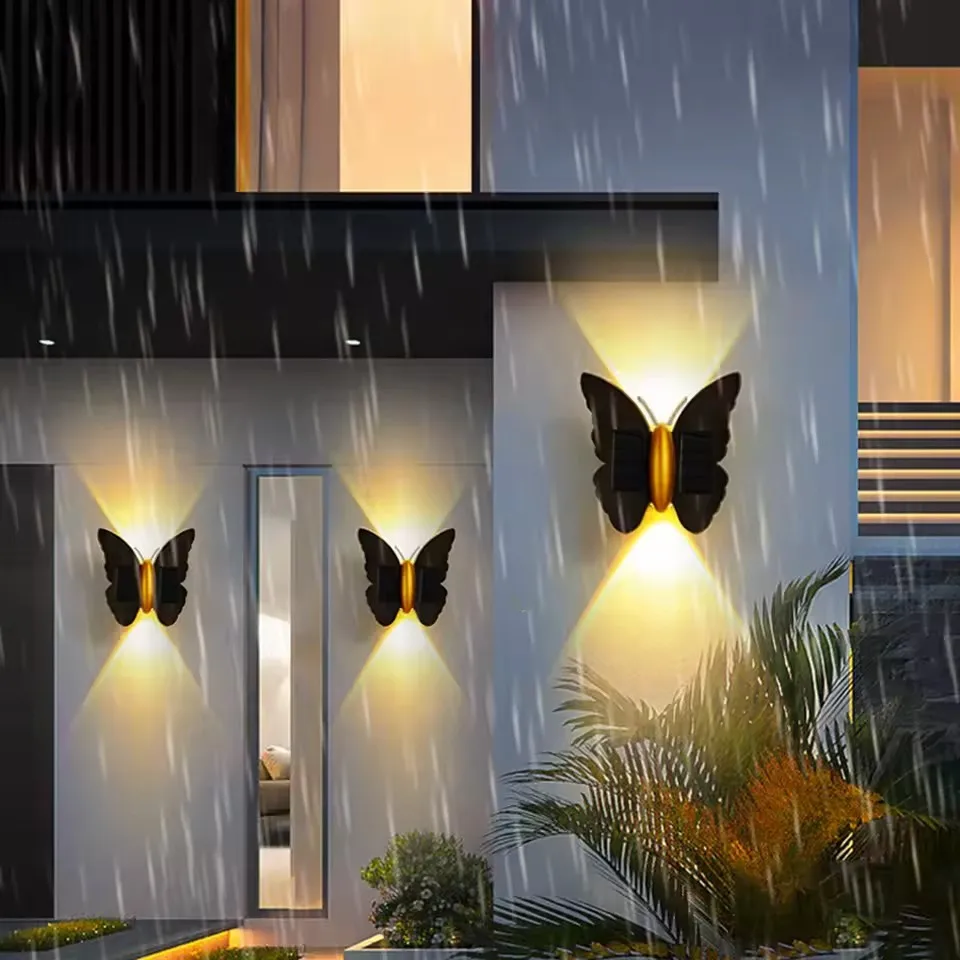 1-5PCS Solar Butterfly Wall Li - Outdoor Lighting Accent recension och pris