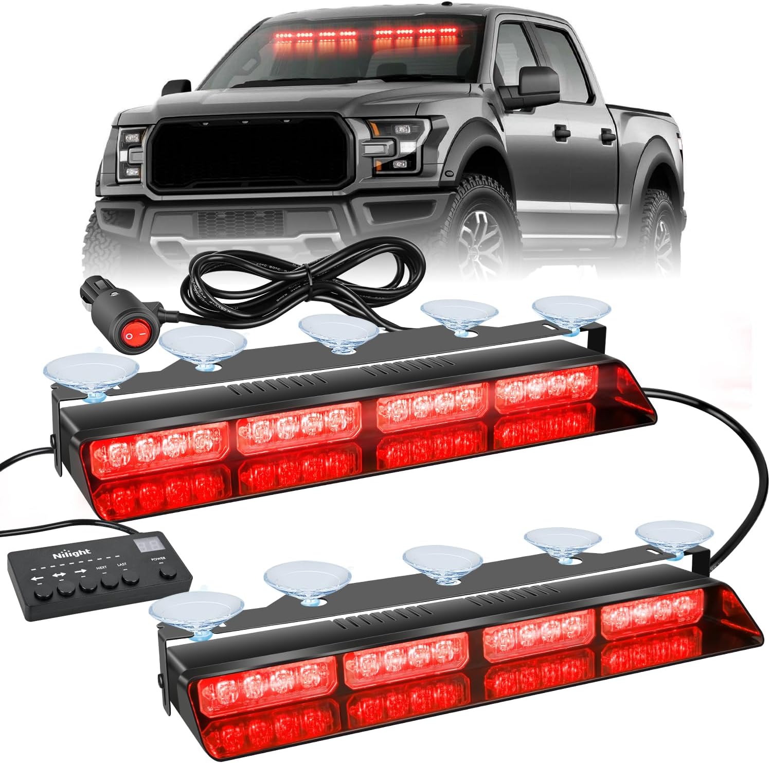 Nilight 32LED Emergency Dash S - Deck Step Light recension och pris