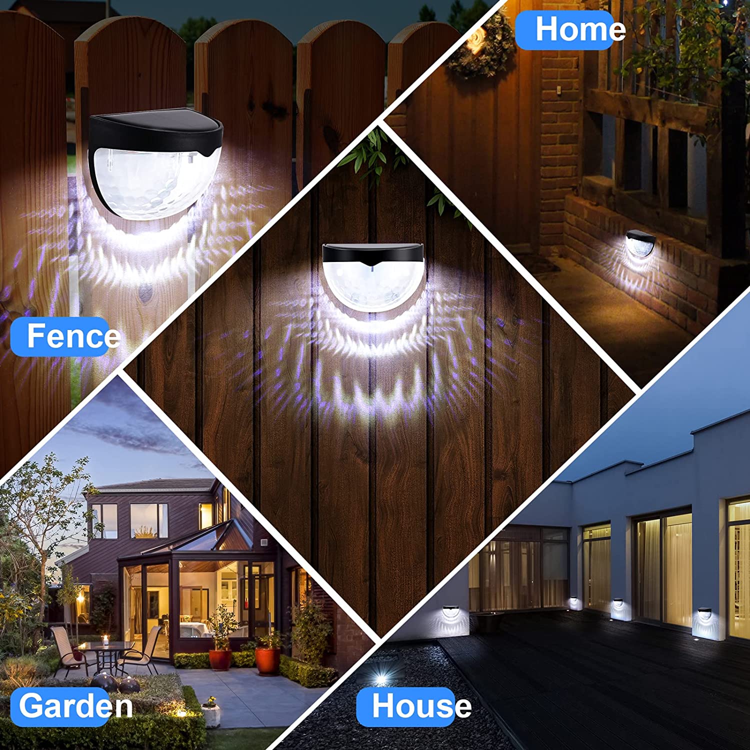 LED Solar Light Outdoor Wall L - Outdoor Lighting Amazon recension och pris
