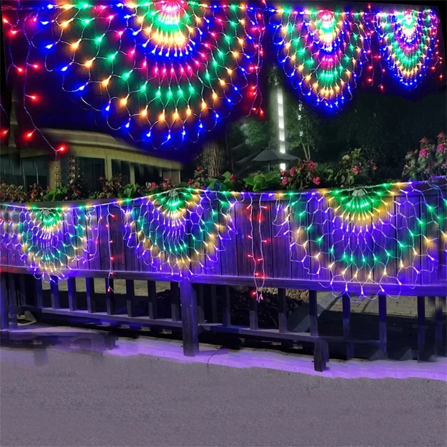 EU/US Plug 3M 3 Peacock LED Ne - Outdoor Lighting Grid Screen recension och pris