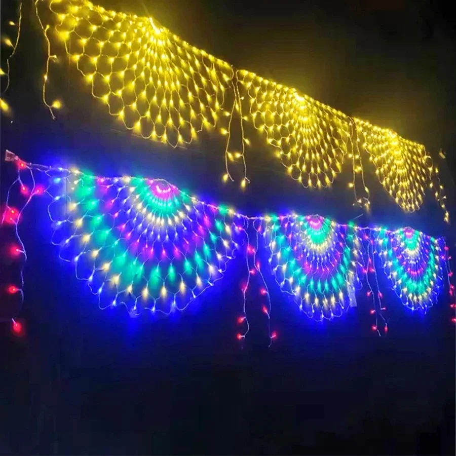 EU/US Plug 3M 3 Peacock LED Ne - Outdoor Lighting Grid Screen recension och pris