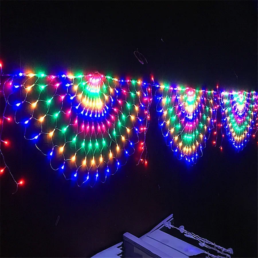 EU/US Plug 3M 3 Peacock LED Ne - Outdoor Lighting Grid Screen recension och pris