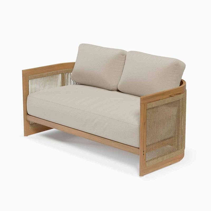 #Outdoor Teak Wood Sofa Set Li - Outdoor Lighting Accent recension och pris
