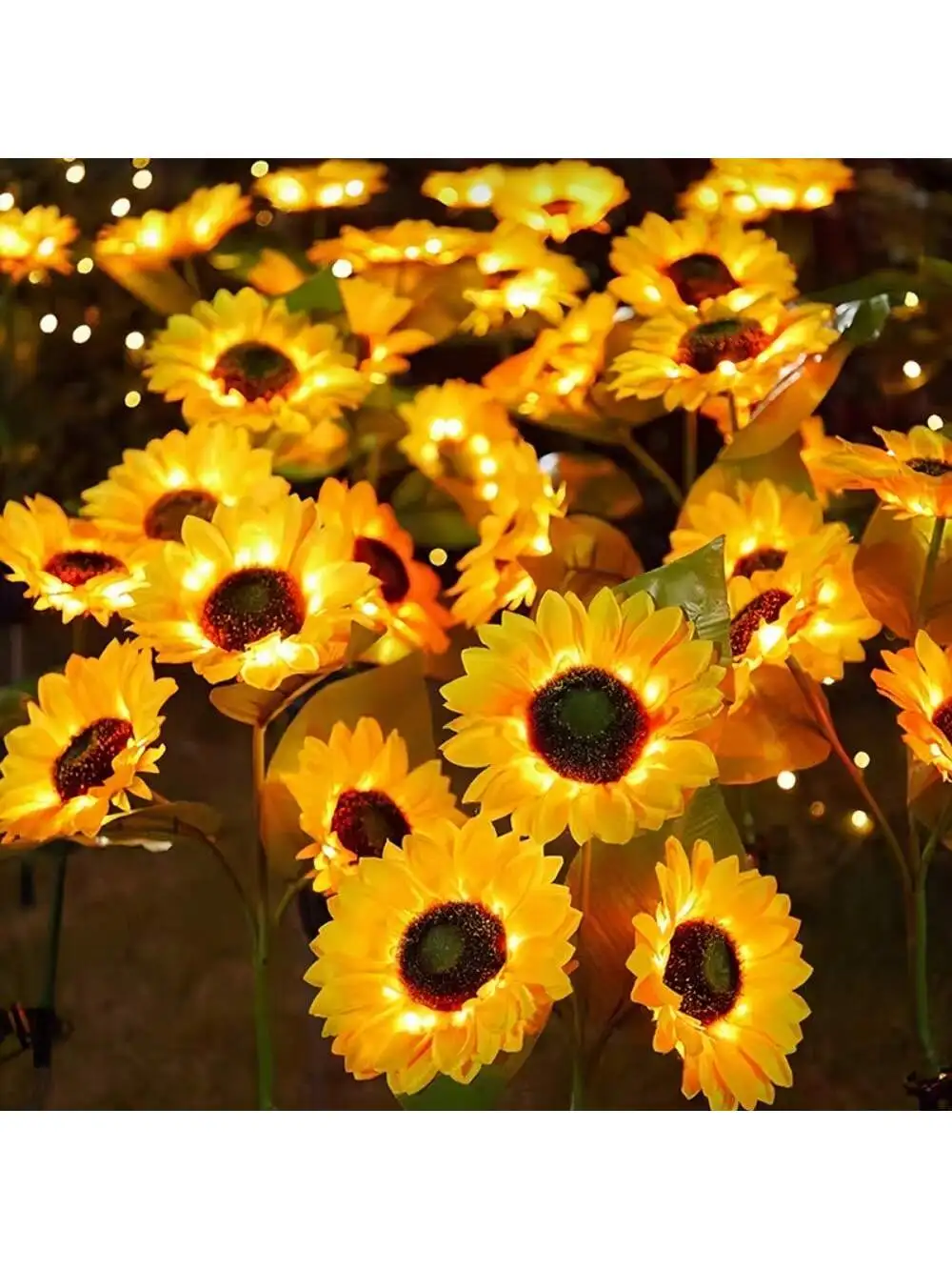 Solar Powered Sunflower Light  - Hanging Outdoor Lighting recension och pris