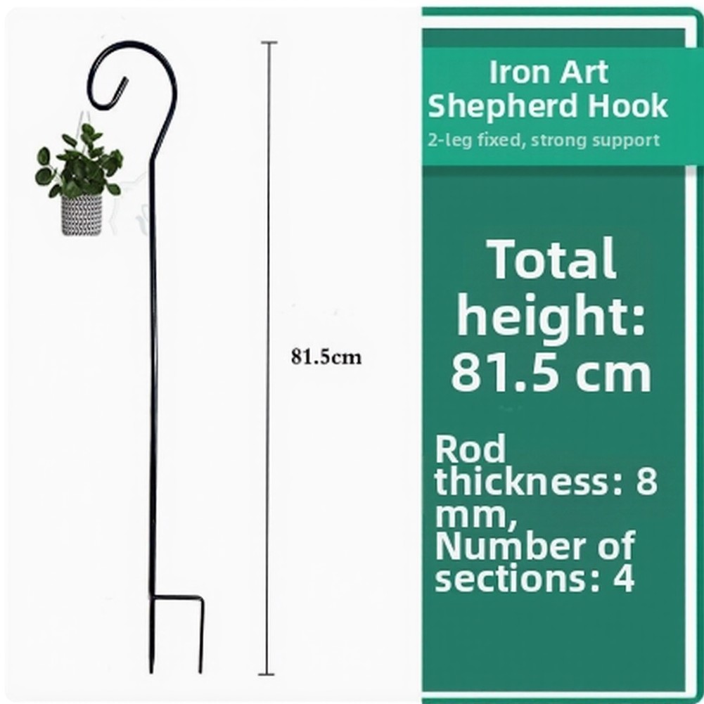 Metal Shepherd Hook for Outdoo - Outdoor Lighting Accent recension och pris
