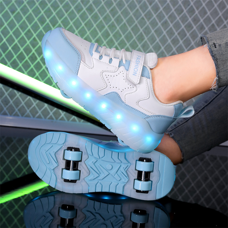 Kid Led Sneakers USB Charging  - Outdoor Lighting Grid Screen recension och pris
