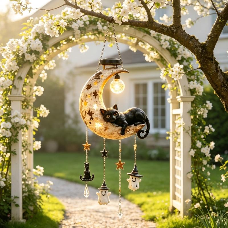 L43A Solar Halloween Black Cat - Outdoor Lighting Accent recension och pris