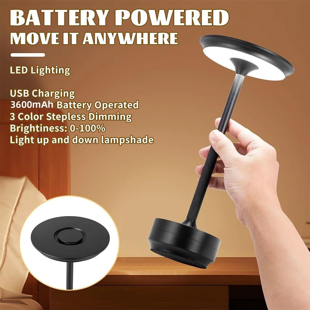 Cordless Table Lamp Rechargeab - Outdoor Lighting Restaurant recension och pris