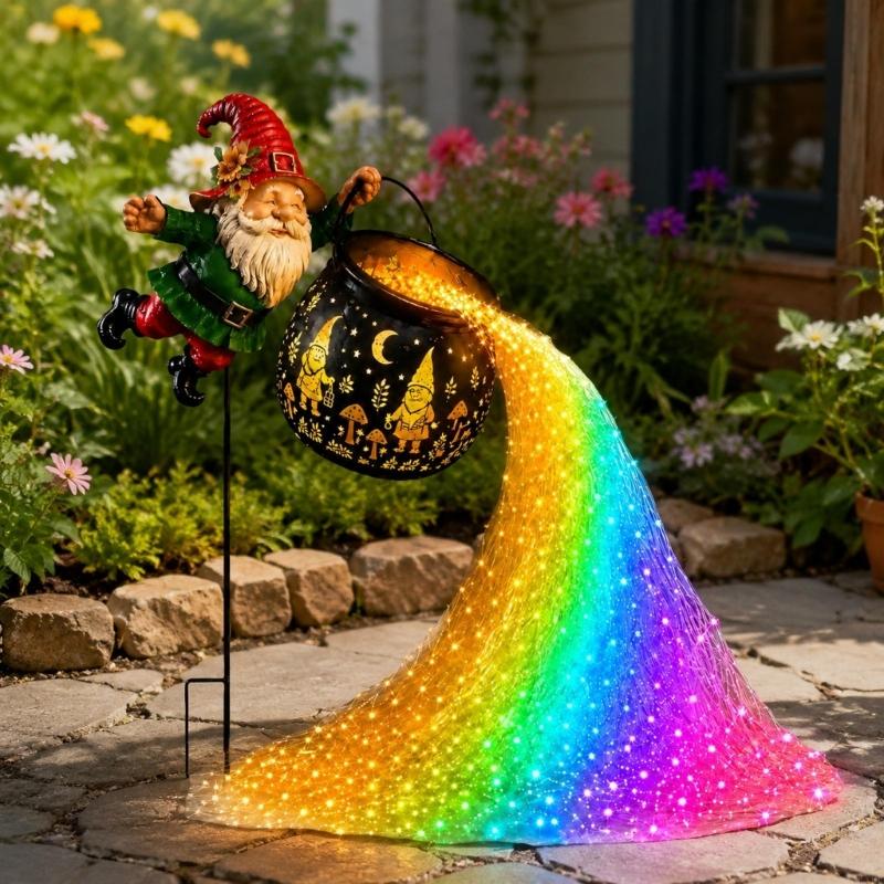 Solar Outdoor Garden Light wit - Outdoor Lighting Accent recension och pris