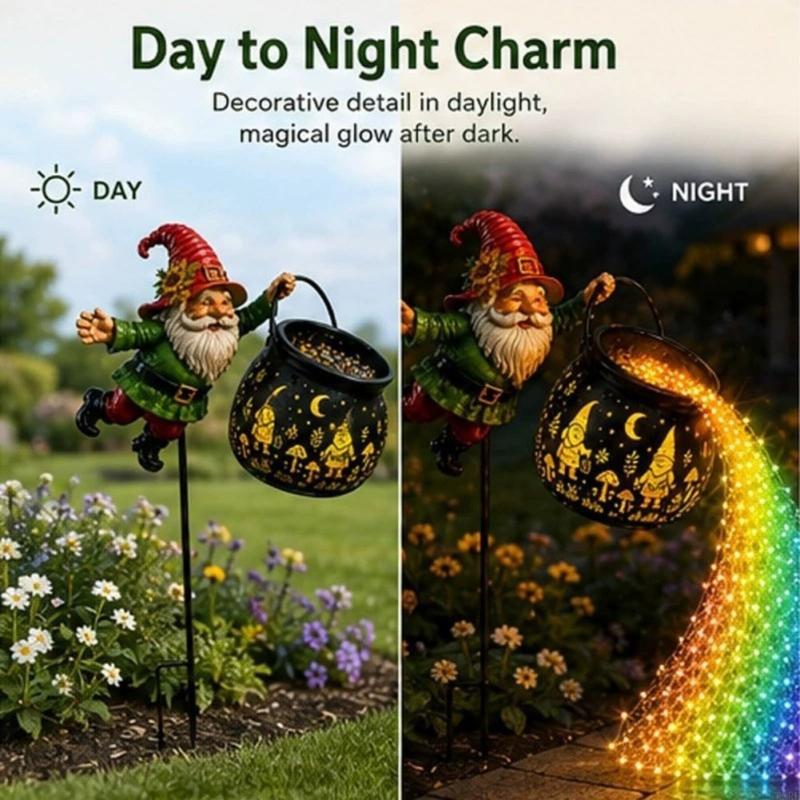 Solar Outdoor Garden Light wit - Outdoor Lighting Accent recension och pris