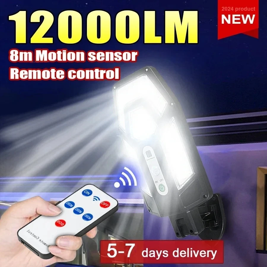 12000LM Powerful Solar Wall La - Outdoor Lighting Amazon recension och pris