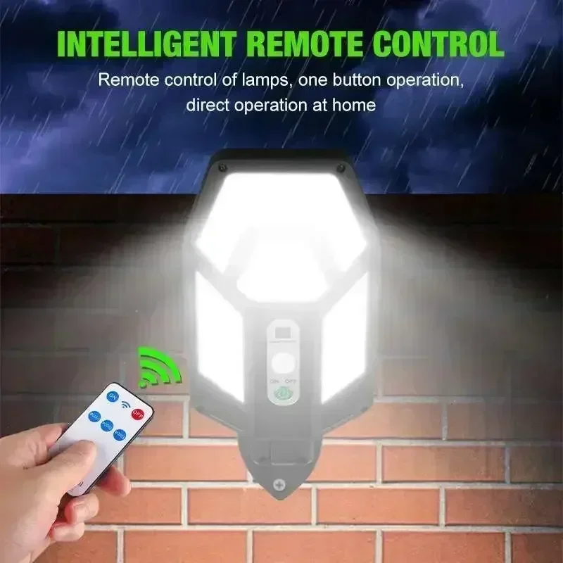 12000LM Powerful Solar Wall La - Outdoor Lighting Amazon recension och pris