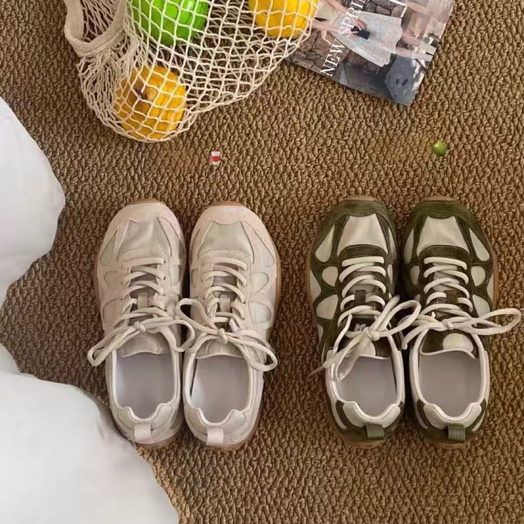 Vintage Patchwork Lace Up Snea - Outdoor Lighting Vintage recension och pris