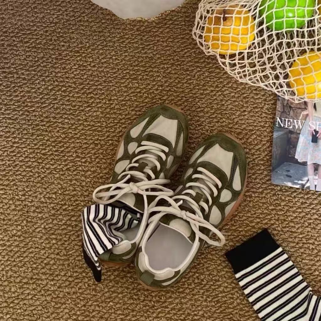 Vintage Patchwork Lace Up Snea - Outdoor Lighting Vintage recension och pris