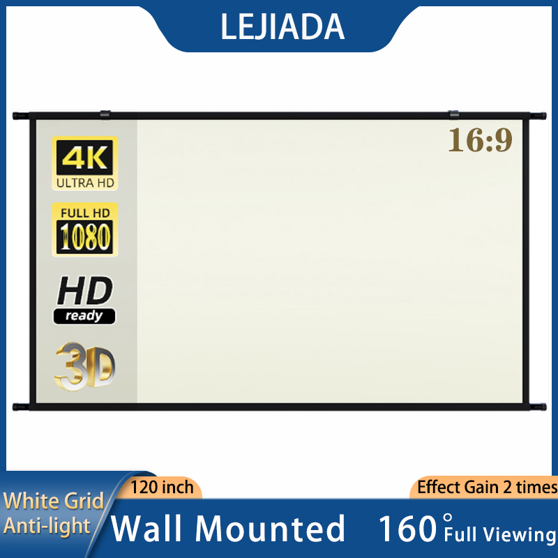 LEJIADA Projector Screen Wall  - Outdoor Lighting Grid Screen recension och pris