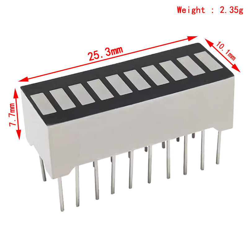 1~10Pcs 10 grid digital segmen - Outdoor Lighting Grid Screen recension och pris