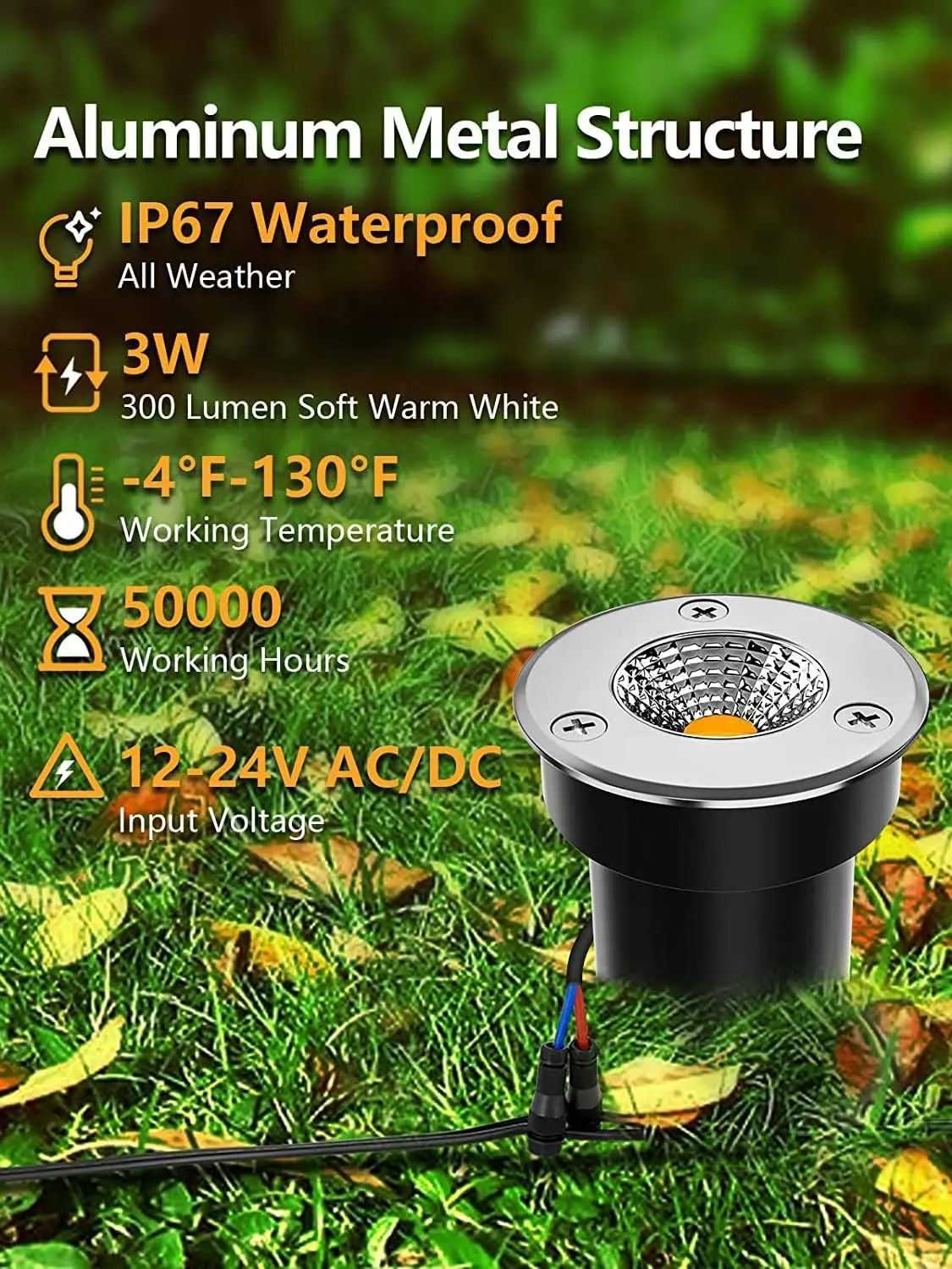 Low Voltage Landscape Lights W - Deck Step Light recension och pris