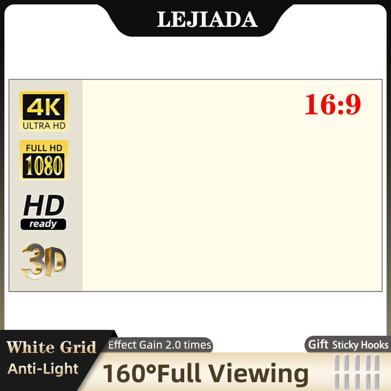 LEJIADA Projector Screen 60-13 - Outdoor Lighting Grid Screen recension och pris