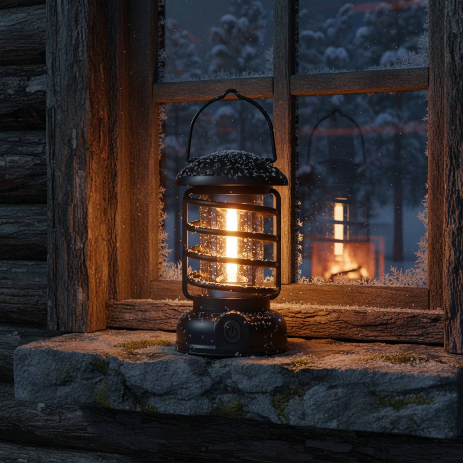 Retro Camping Lantern Two-Way  - Outdoor Lighting Vintage recension och pris