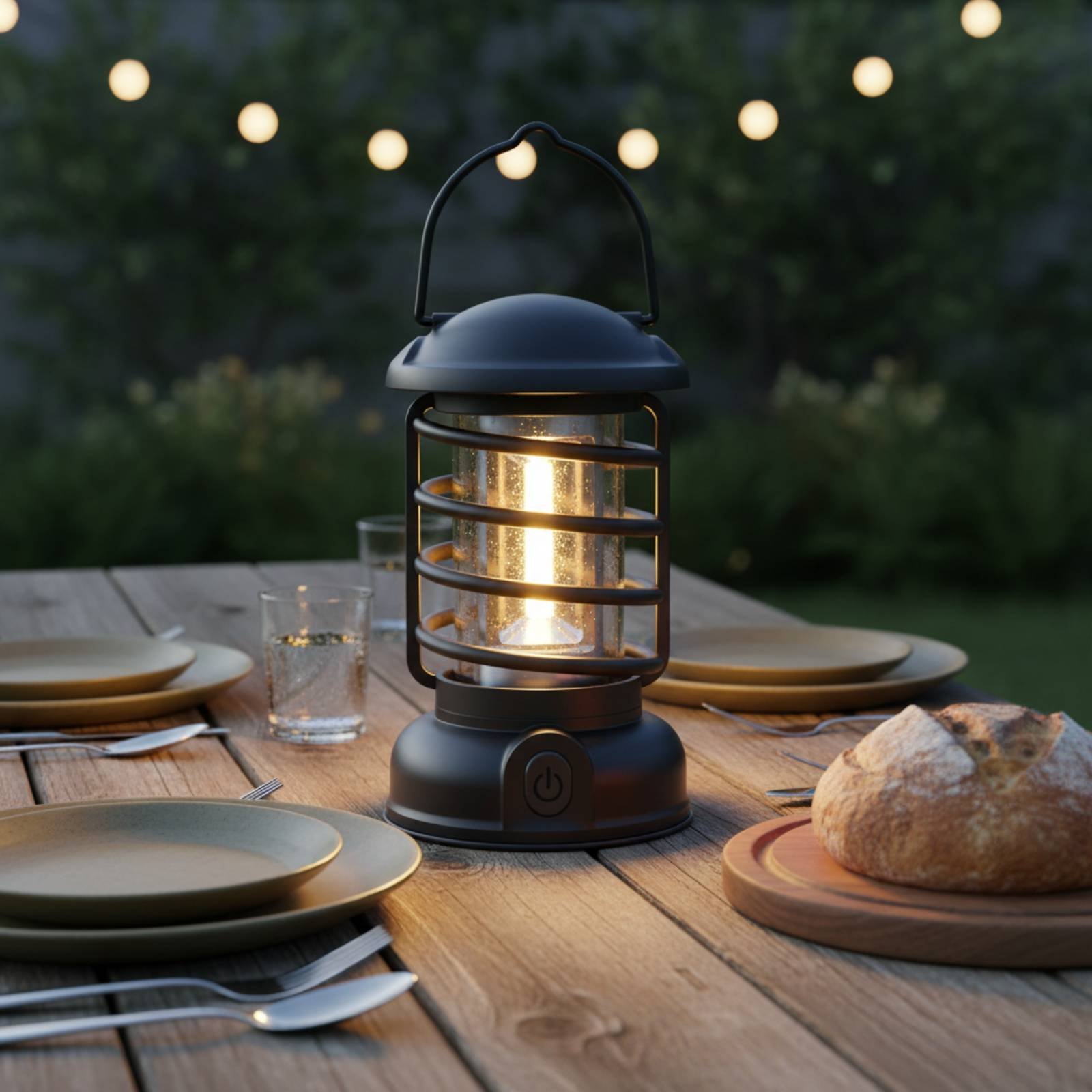 Retro Camping Lantern Two-Way  - Outdoor Lighting Vintage recension och pris