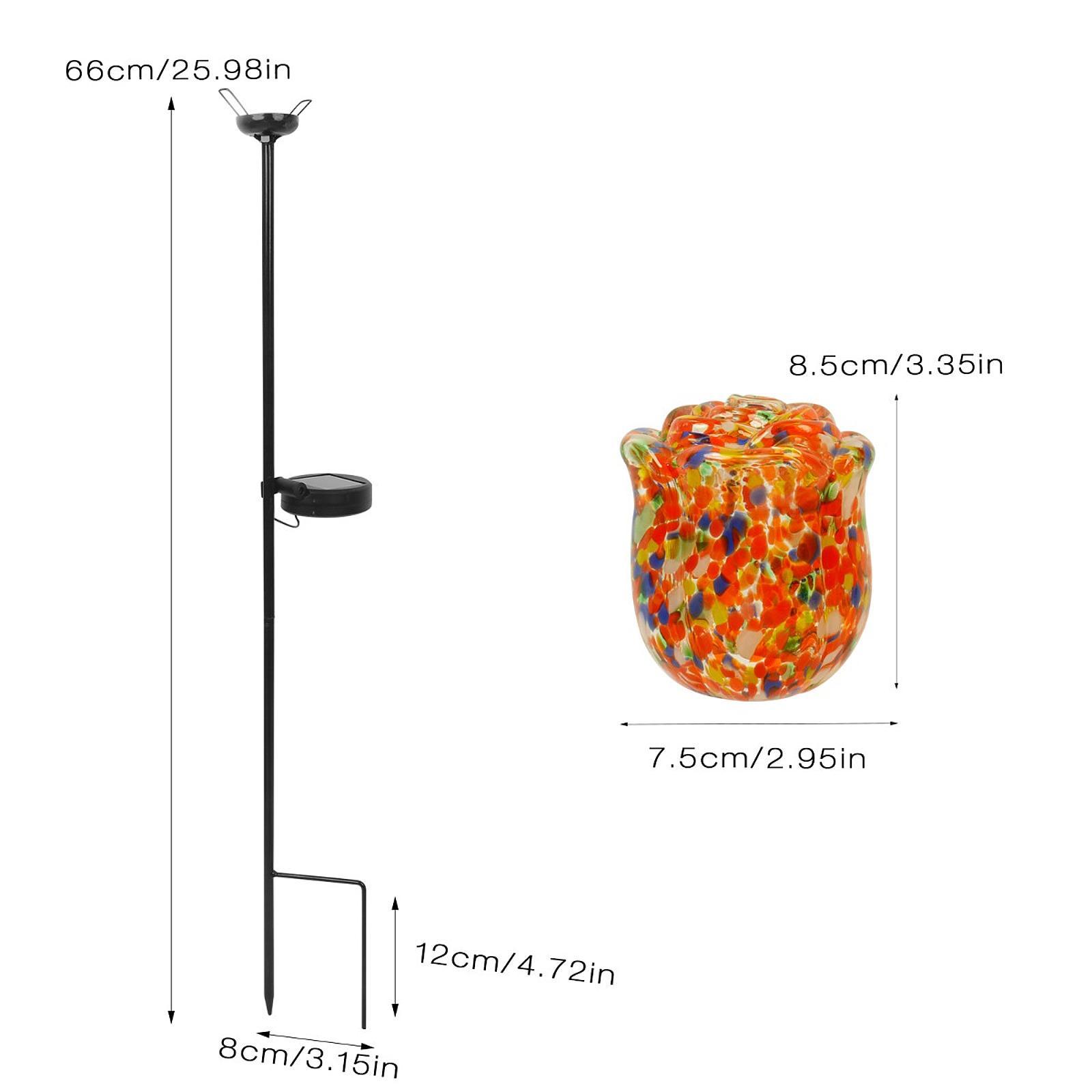 Outdoor Solar Rose Light Water - Outdoor Lighting Accent recension och pris