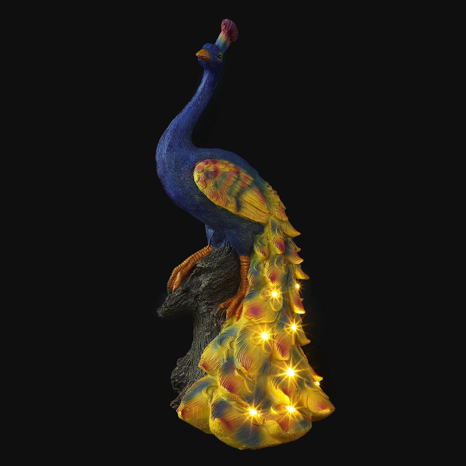 Resin Craft Outdoor Peacock Ya - Outdoor Lighting Unique recension och pris