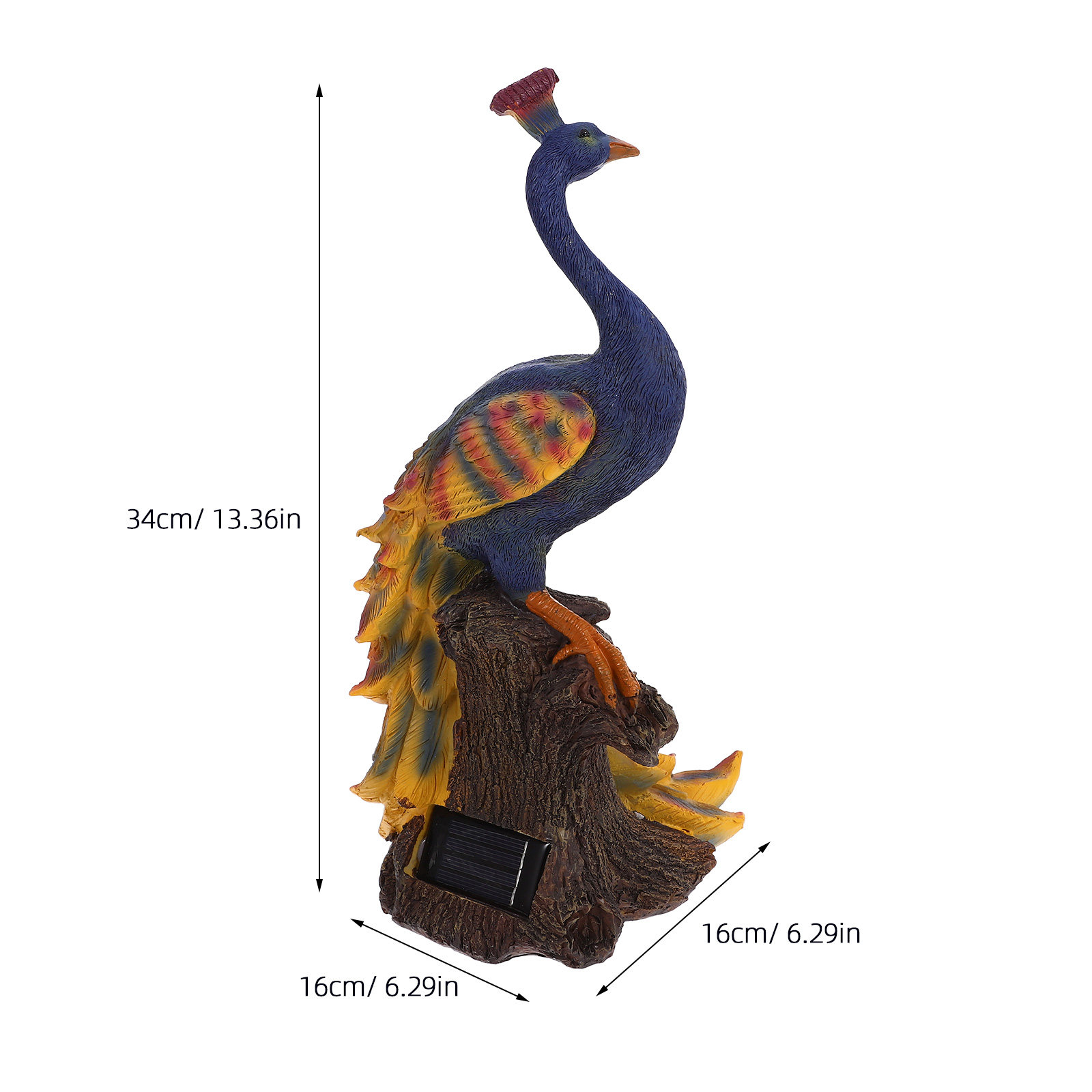 Resin Craft Outdoor Peacock Ya - Outdoor Lighting Unique recension och pris