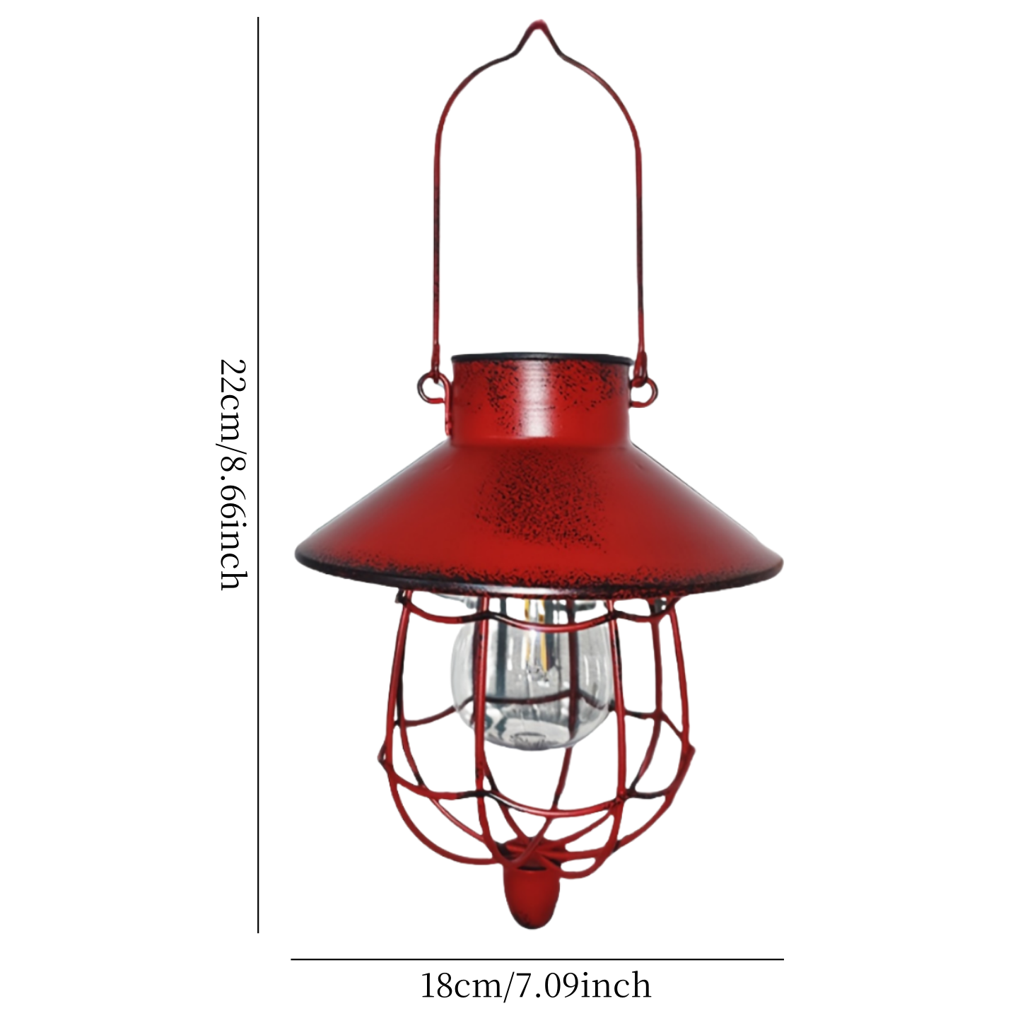 Solar Lantern Outdoor Hanging  - Outdoor Lighting Vintage recension och pris