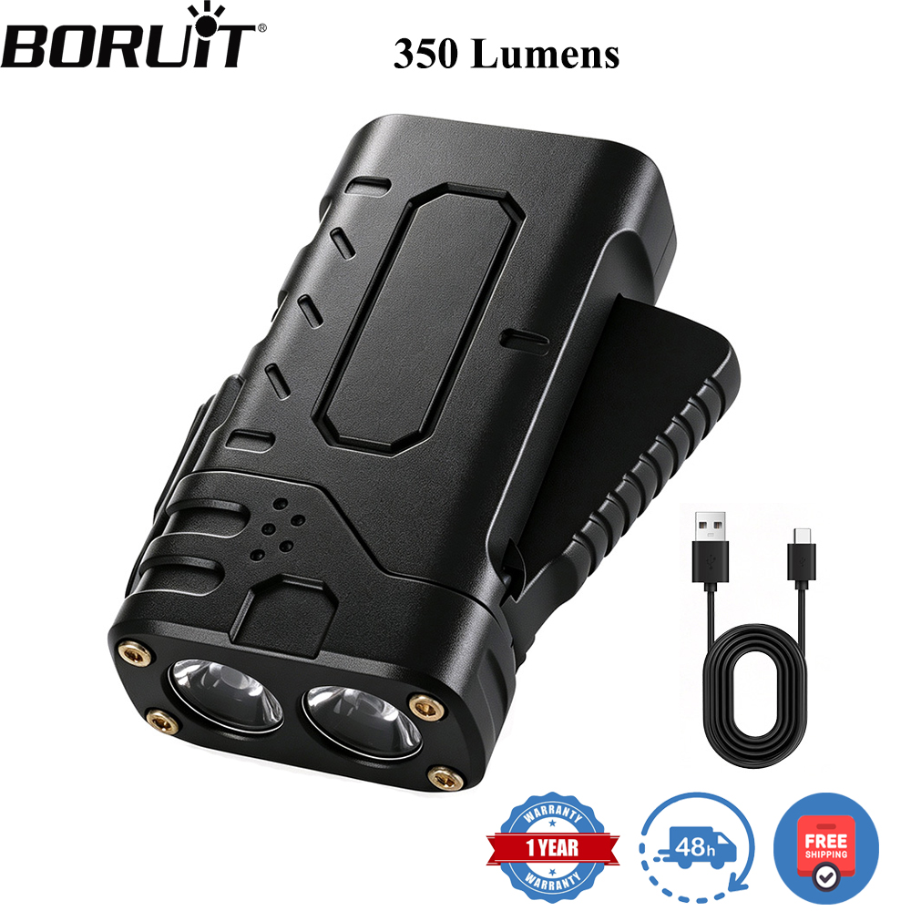BORUIiT Hand Crank EDC LED Fla - Outdoor Lighting Quality recension och pris