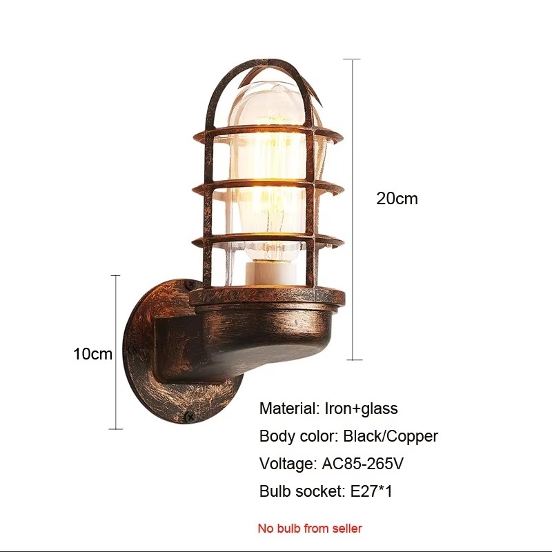 Vintage Loft Cage Industry Win - Outdoor Lighting Restaurant recension och pris