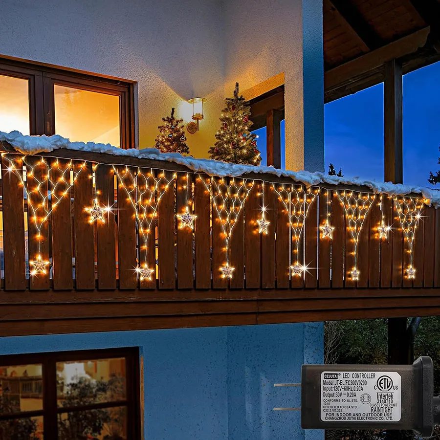 EU/US Plug LED Net Mesh Fairy  - Outdoor Lighting Grid Screen recension och pris