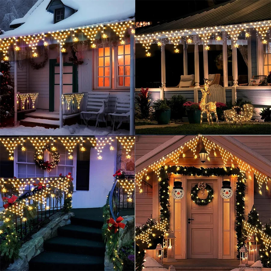 EU/US Plug LED Net Mesh Fairy  - Outdoor Lighting Grid Screen recension och pris
