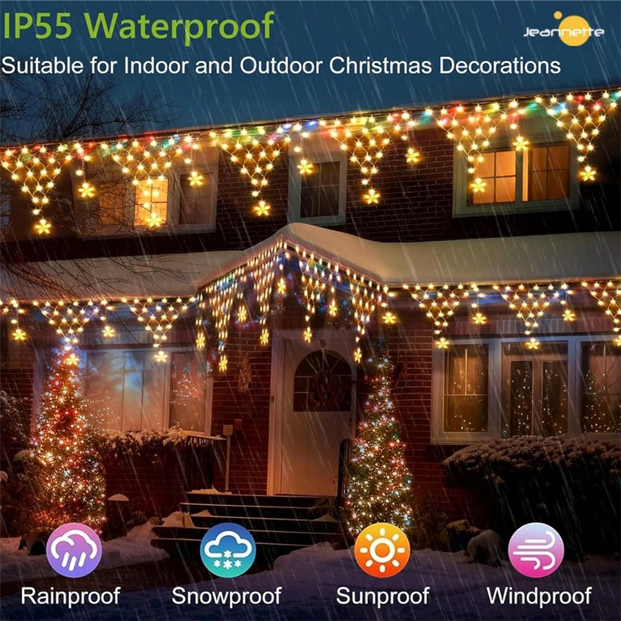 EU/US Plug LED Net Mesh Fairy  - Outdoor Lighting Grid Screen recension och pris