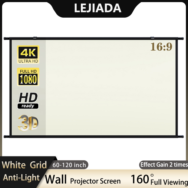 LEJIADA Projector Screen Wall  - Outdoor Lighting Grid Screen recension och pris