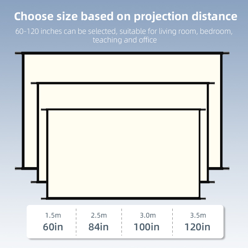 LEJIADA Projector Screen Wall  - Outdoor Lighting Grid Screen recension och pris