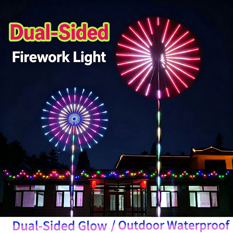 24 Tubes New Year RGB Firework - Outdoor Lighting Year Round recension och pris