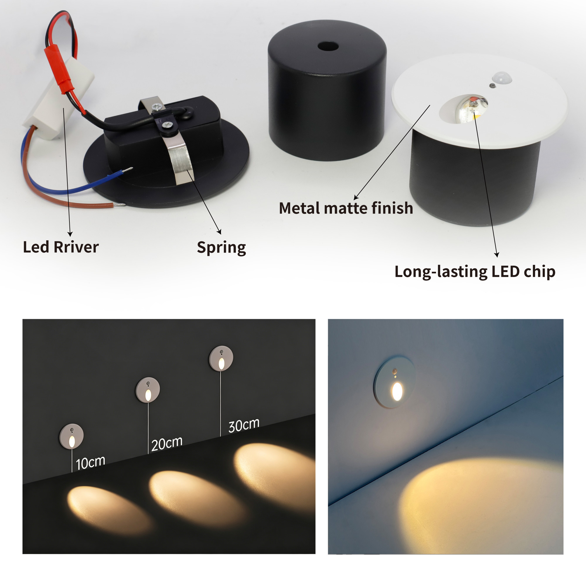 Recessed LED Step&Stair Light  - Deck Step Light recension och pris