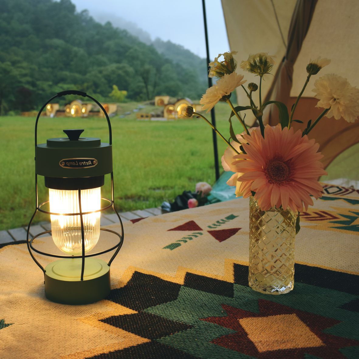Vintage Rechargeable LED Campi - Outdoor Lighting Accent recension och pris