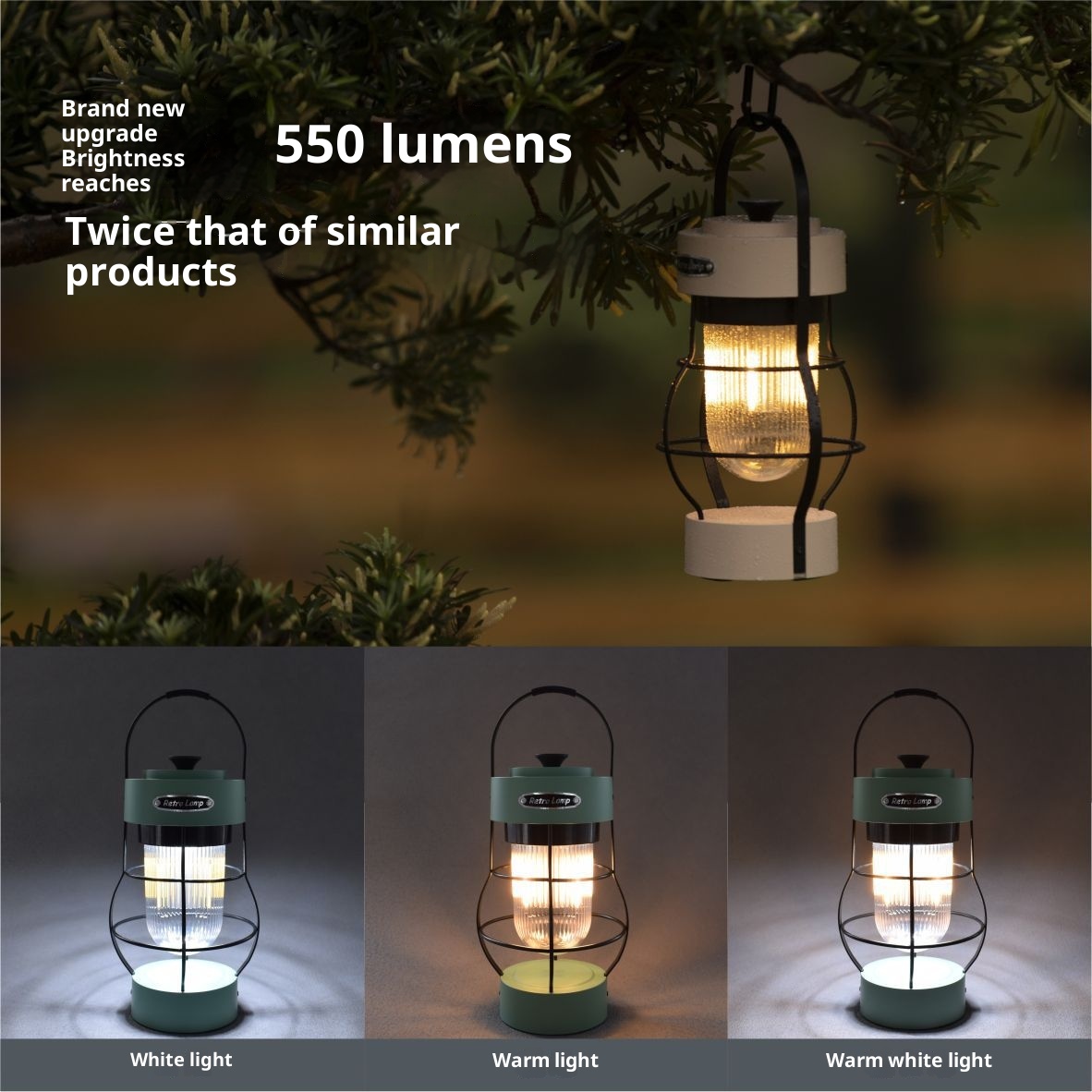 Vintage Rechargeable LED Campi - Outdoor Lighting Accent recension och pris