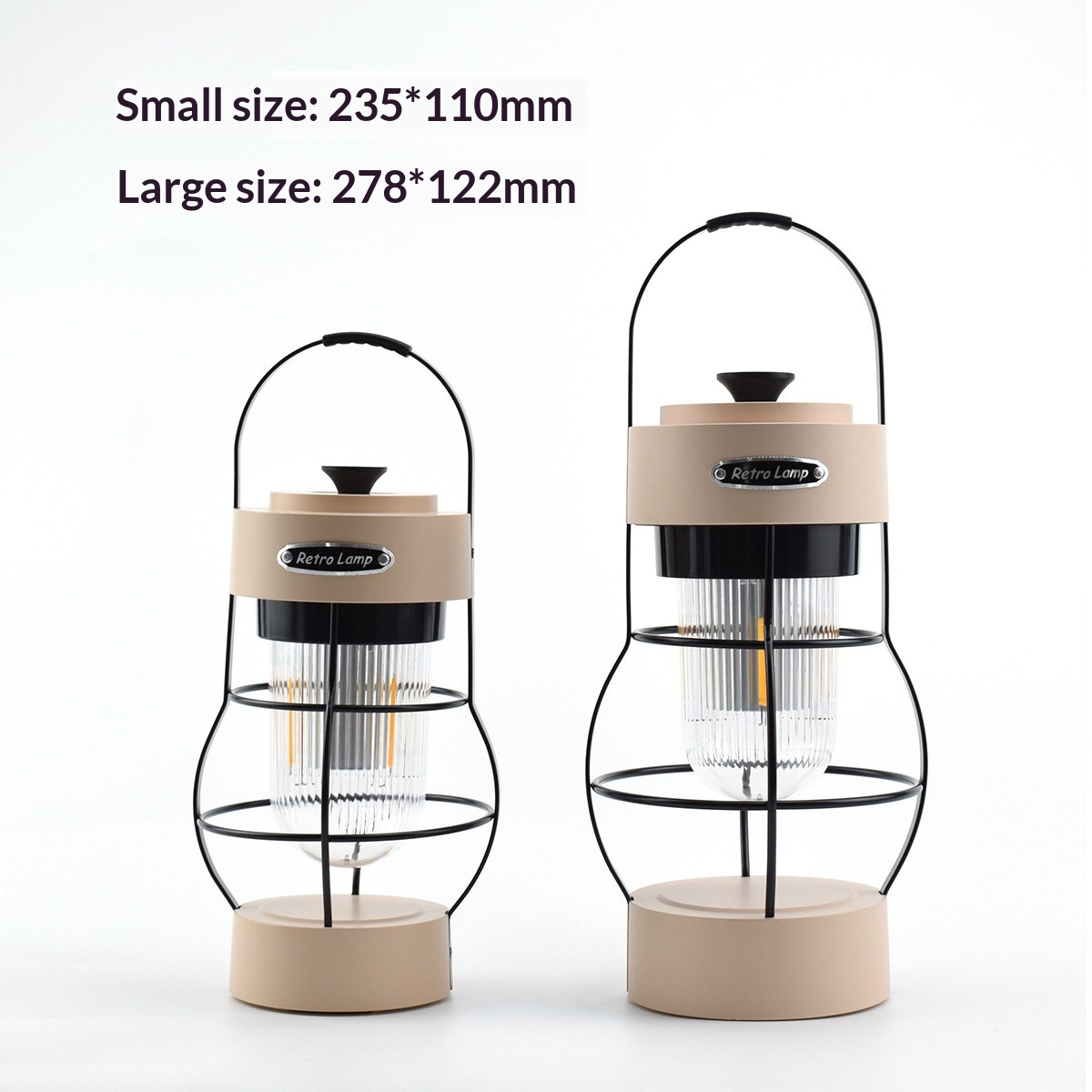 Vintage Rechargeable LED Campi - Outdoor Lighting Accent recension och pris