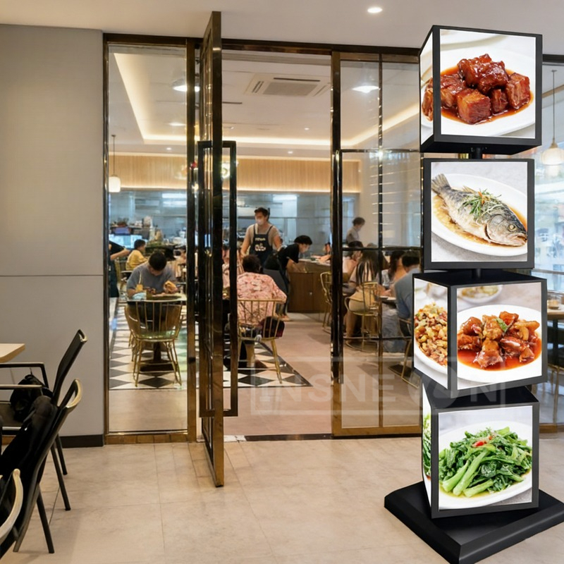 Custom Square Rotating Light B - Outdoor Lighting Restaurant recension och pris