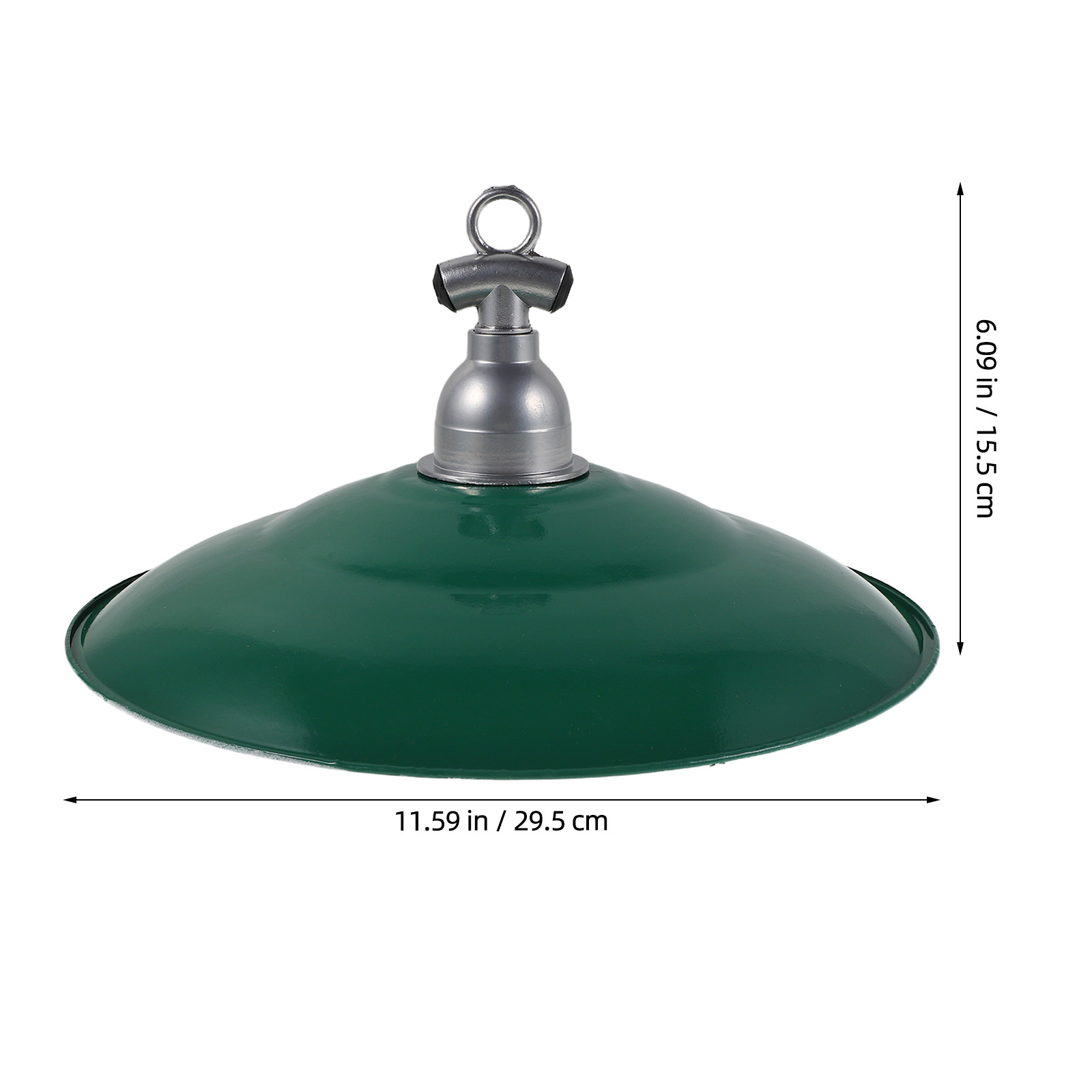 30Cm Rustic Enamel Lamp Shade  - Outdoor Lighting Vintage recension och pris