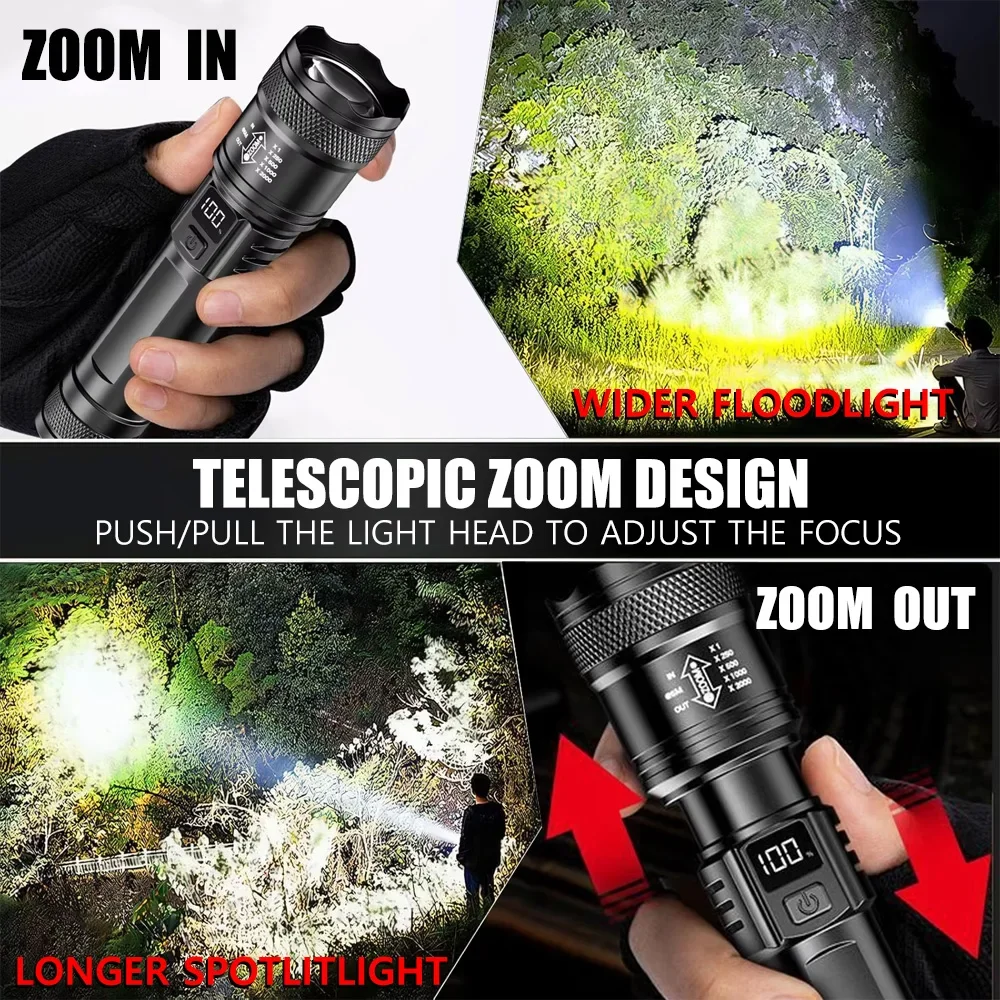 Rechargeable LED Flashlight Zo - Outdoor Lighting Quality recension och pris