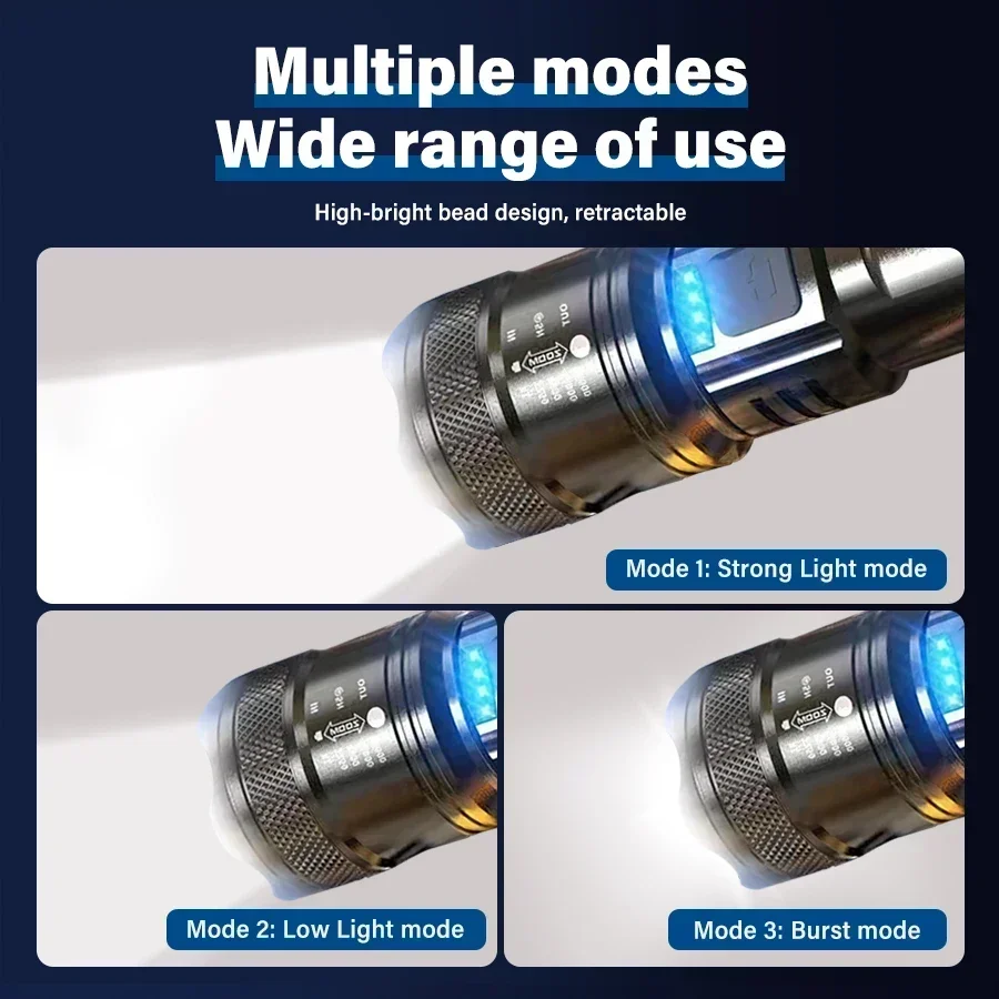 Tactical LED Flashlight 2000LM - Outdoor Lighting Quality recension och pris