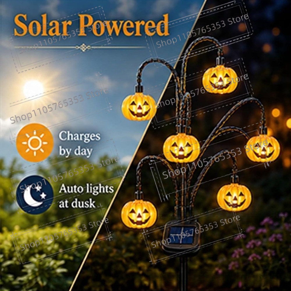 Halloween Solar Lantern Outdoo - Outdoor Lighting Vintage recension och pris
