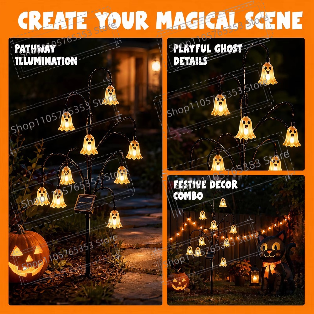Halloween Solar Lantern Outdoo - Outdoor Lighting Vintage recension och pris