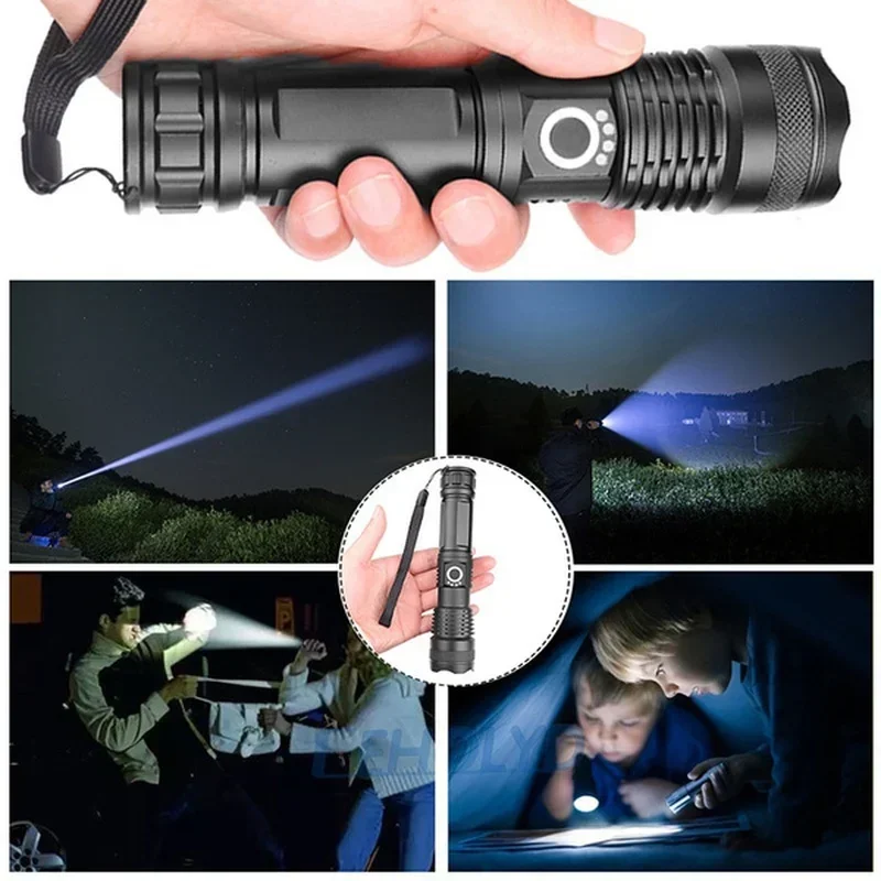 High Power XHP70 Led Flashligh - Outdoor Lighting Quality recension och pris